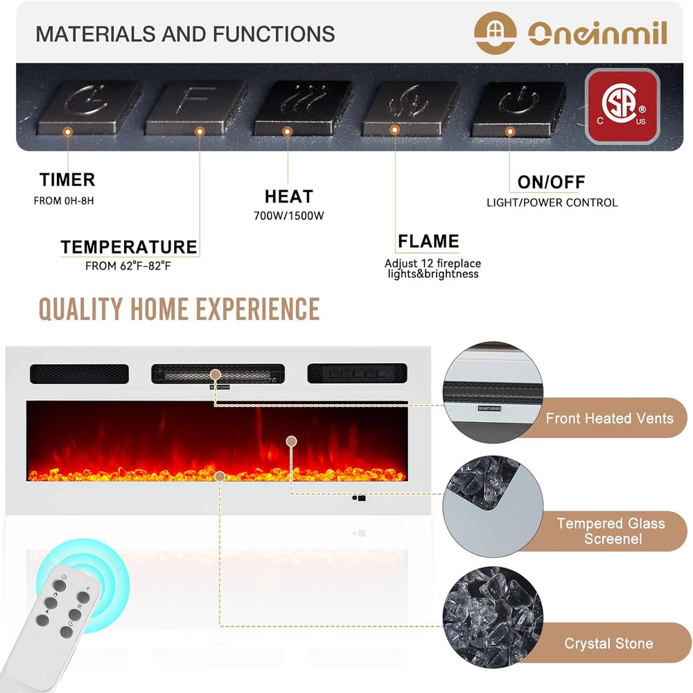 
                  
                    70" Modern High Gloss TV Stand with 36" Electric Fireplace, 2 Tier Entertainment Center with LED Lights, for TVs Up to 80"
                  
                